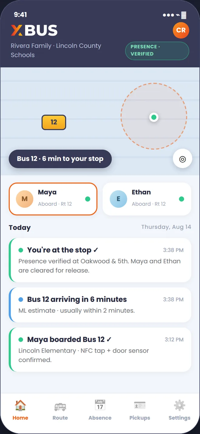 XBus Family app
