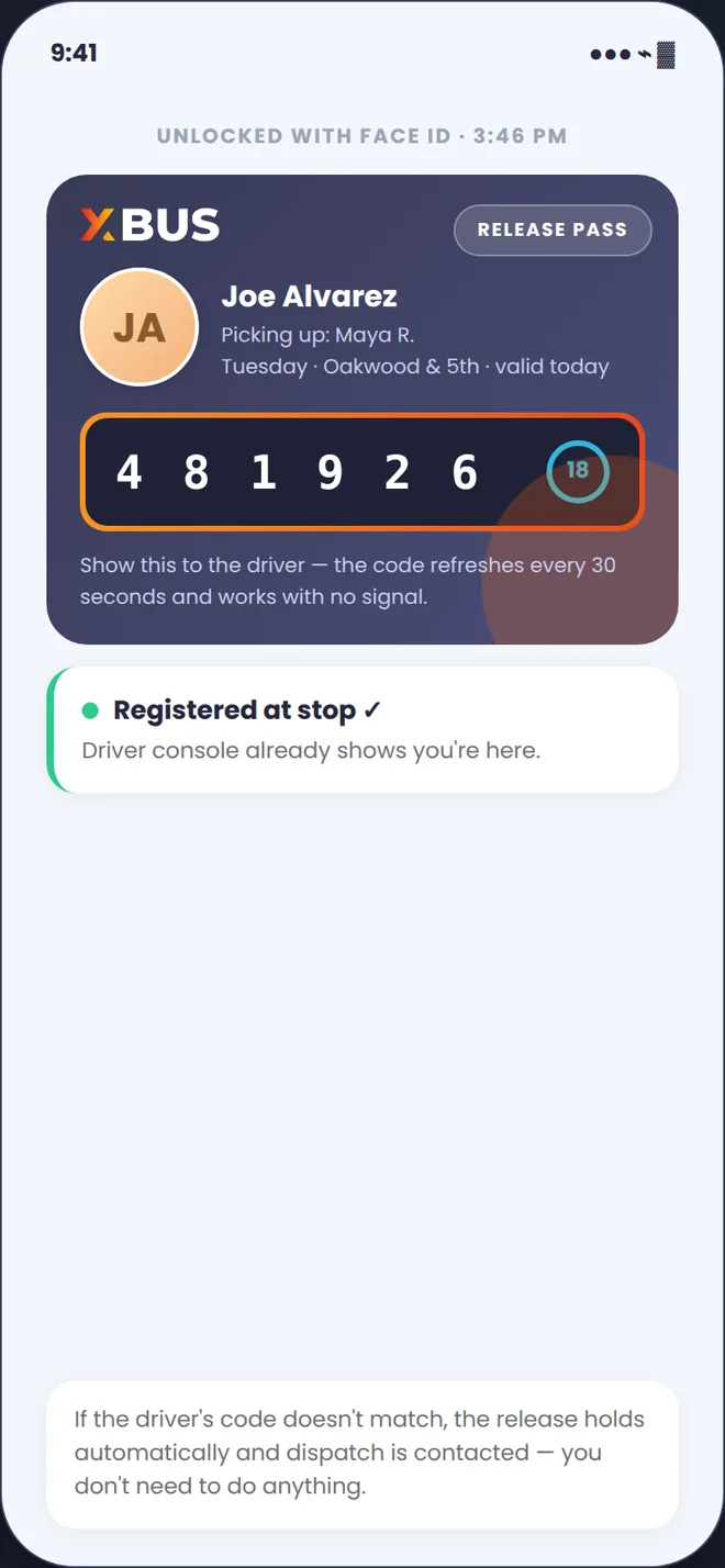 Release Pass — Grandma is collecting today